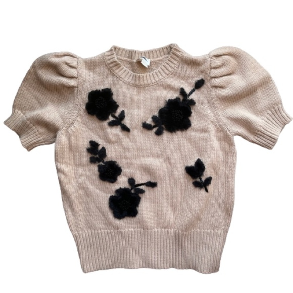 Kate Spade Floral Appliqué Sweater - Picture 5 of 7